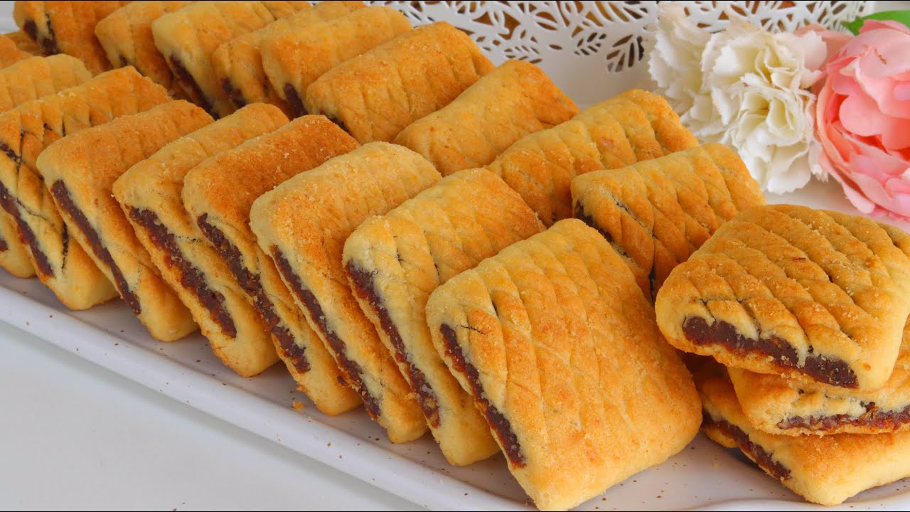 بسكوت التمر الأصلي احلى من الجاهز 👌 طعم هياخدكم لعالم تاني خالص 🙈
