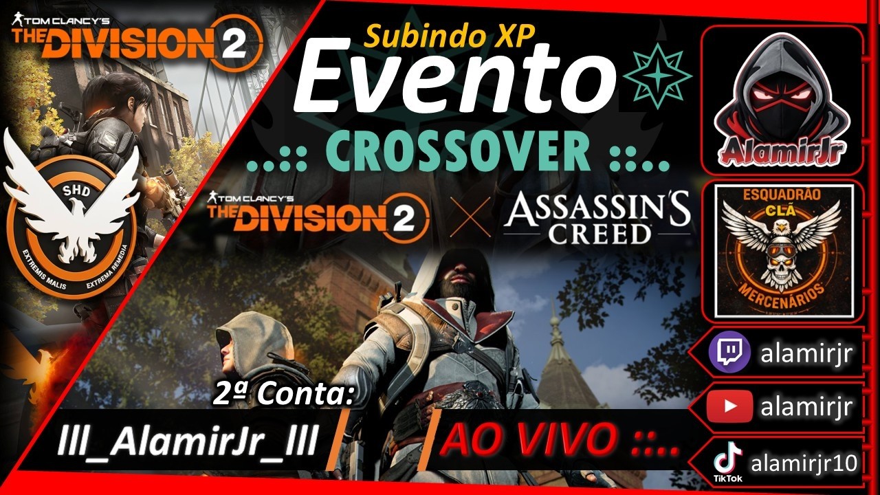 The Division 2 - Subindo XP Evento Crossover - ASSASSIN'S CREED - 2ª Conta- PS5 - Clã MBR✌️