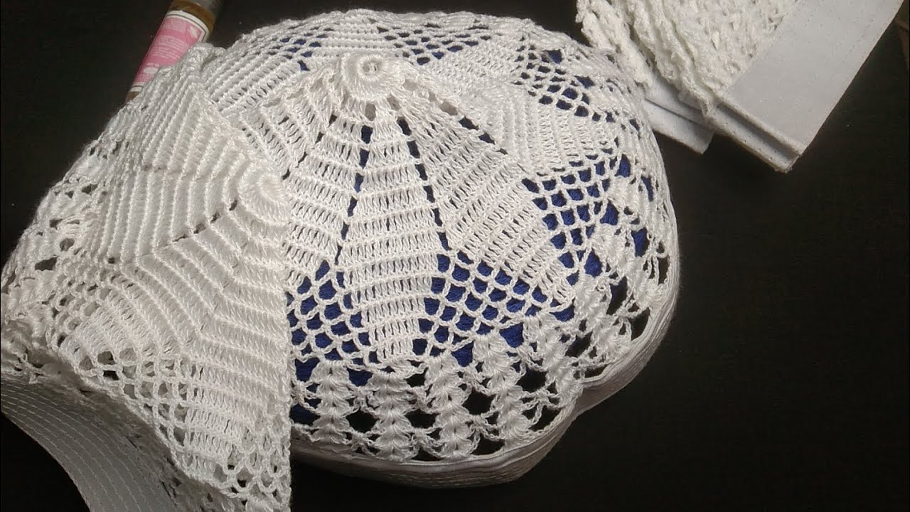crochet prayer cap. you may get a very good idea from here.. #prayercap
