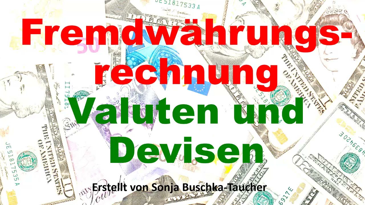 FREMDWÄHRUNGSRECHNUNG
