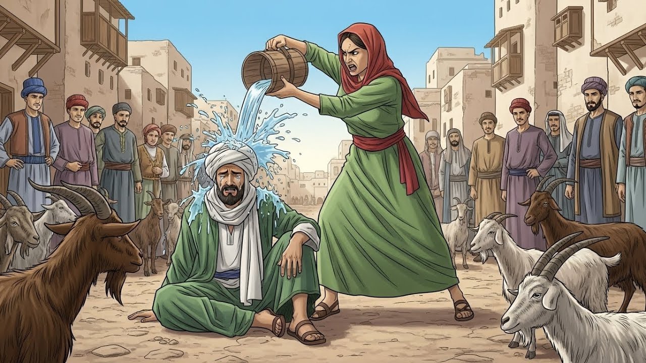 قصة الرّاعي الذي طردته زوجته حافيا ، عاد بعد 10 سنوات ليجعلها تزحف عند حذائه تطلب لقمة!