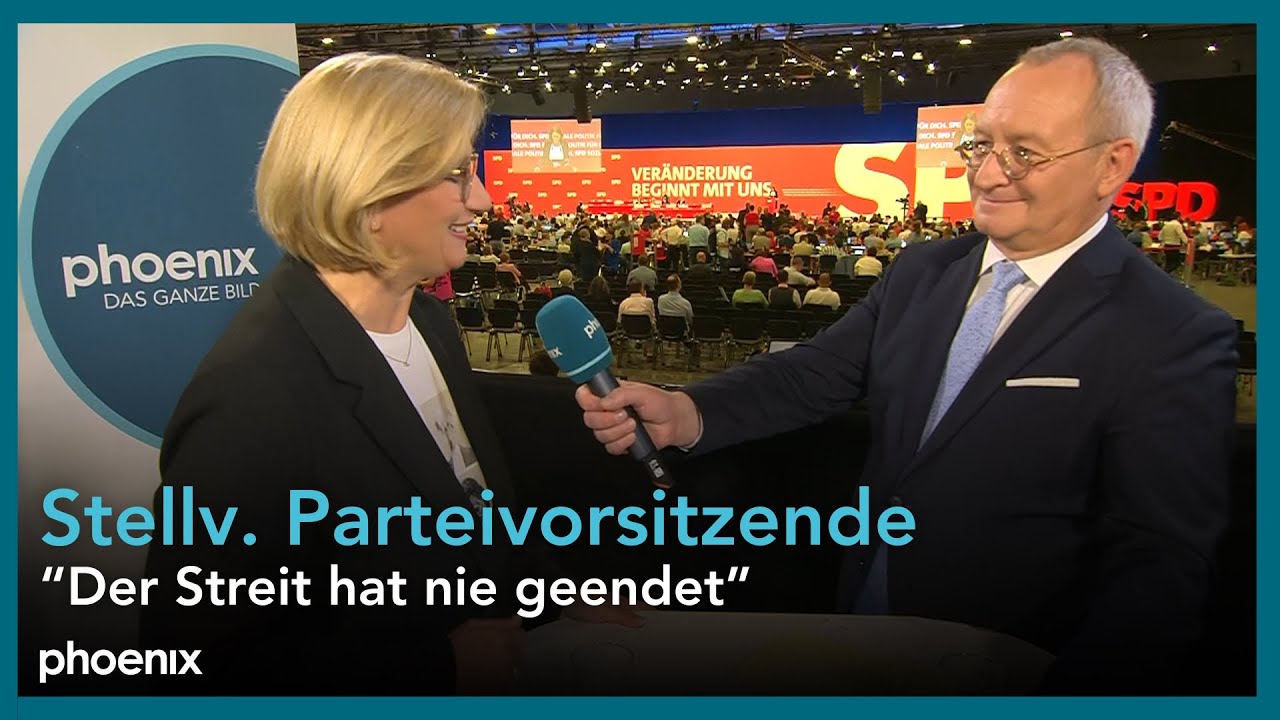SPD-Parteitag: Stellv. Parteivorsitzende Anke Rehlinger im phoenix-Interview