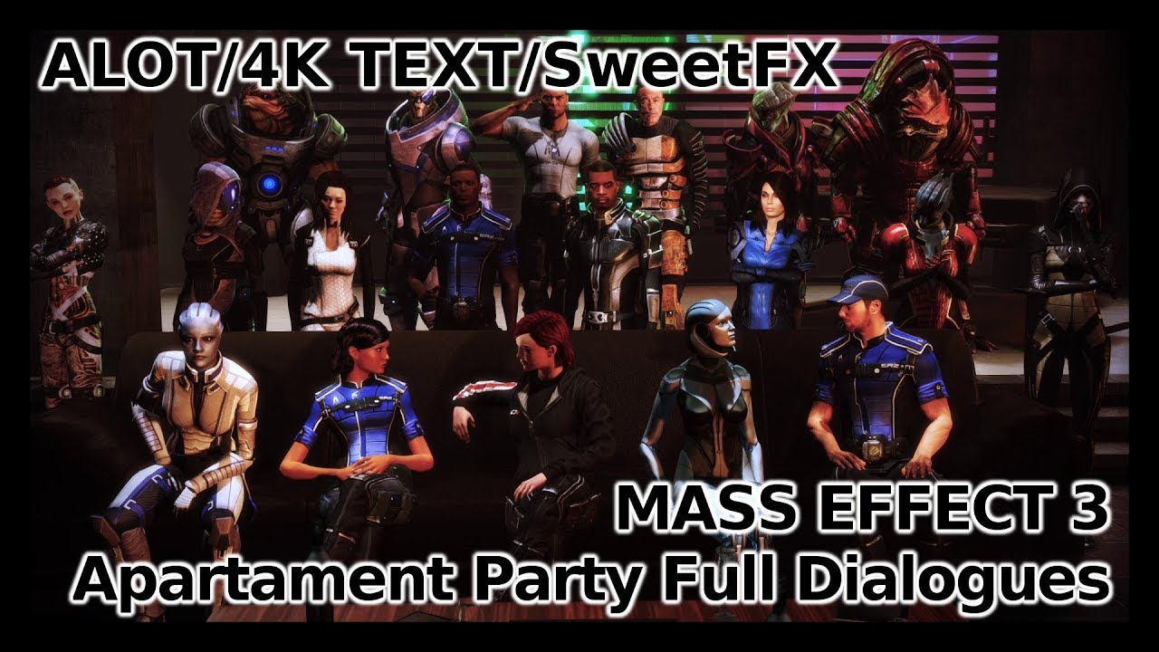 Citadel DLC - Apartament Party, Everyone invited! - Mass Effect 3 | Full HD | ALOT 4K | SweetFX
