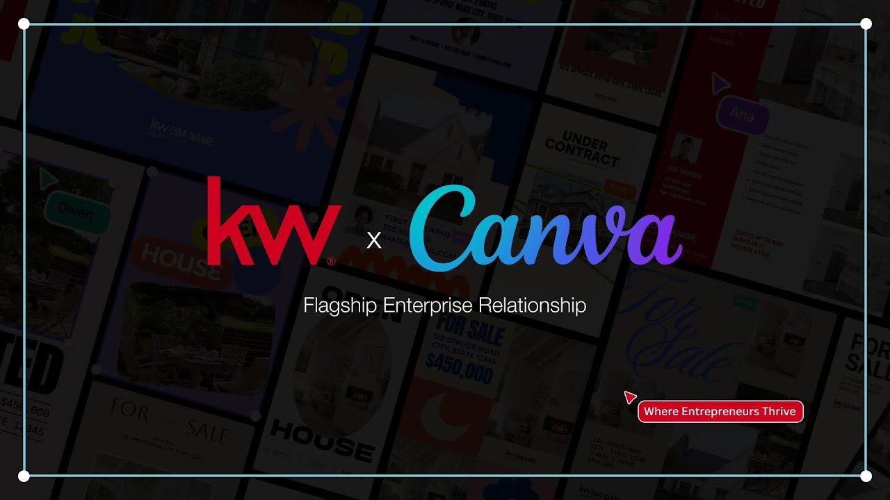 Келлер Уильямс и Canva | Лучшее в сфере недвижимости и дизайна