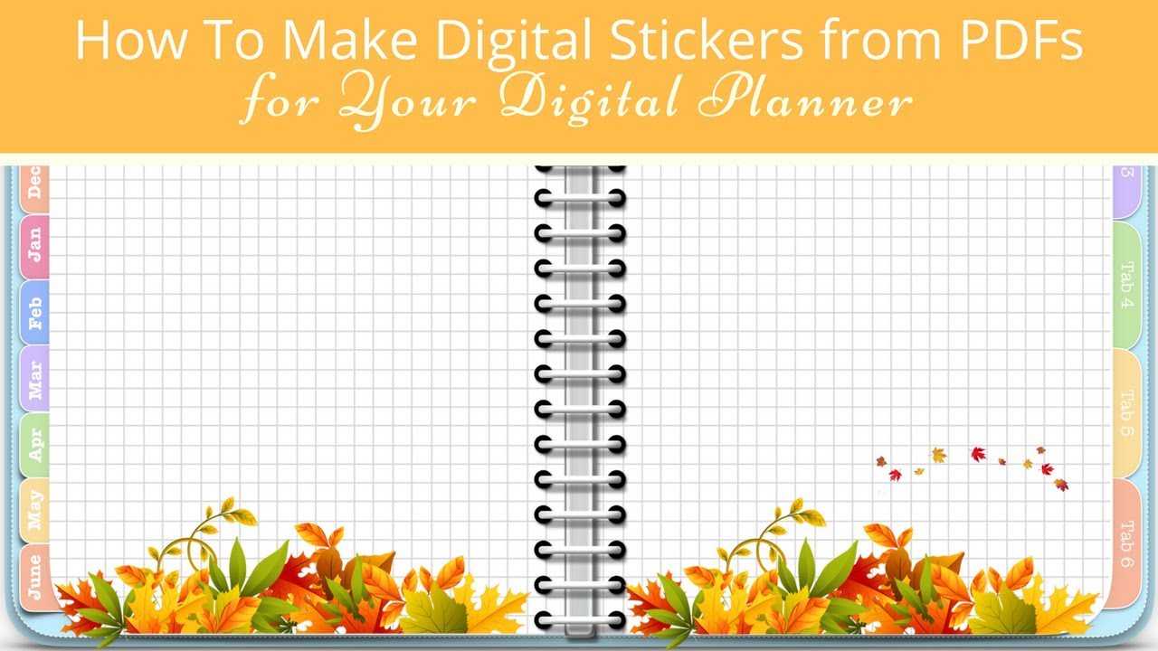 How to Make Digital Stickers From PDF Printables for Your Digital Planner