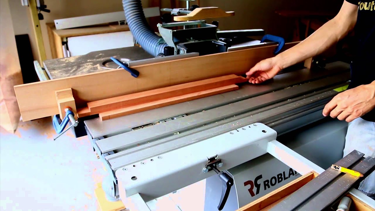 Travail à la toupie - fabrication d'un volet