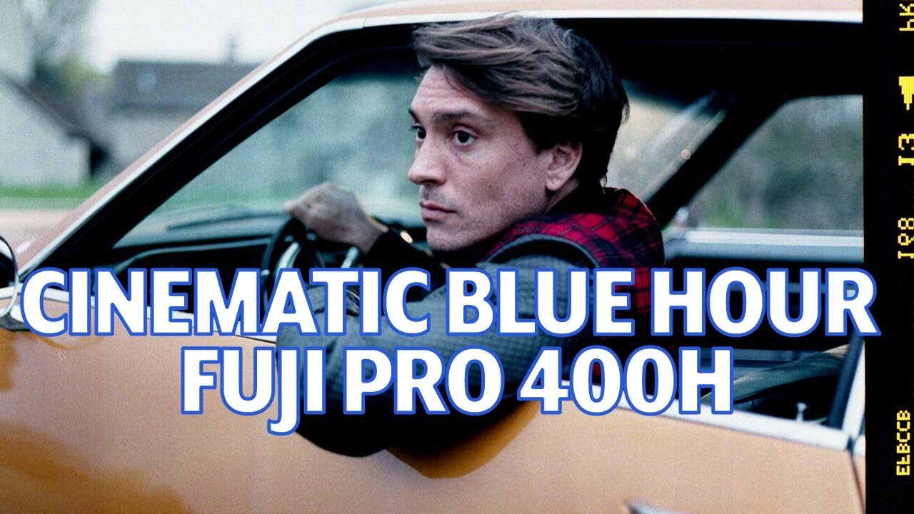 Medium Format FILM Portraits at BLUE HOUR On Fuji PRO 400 H.