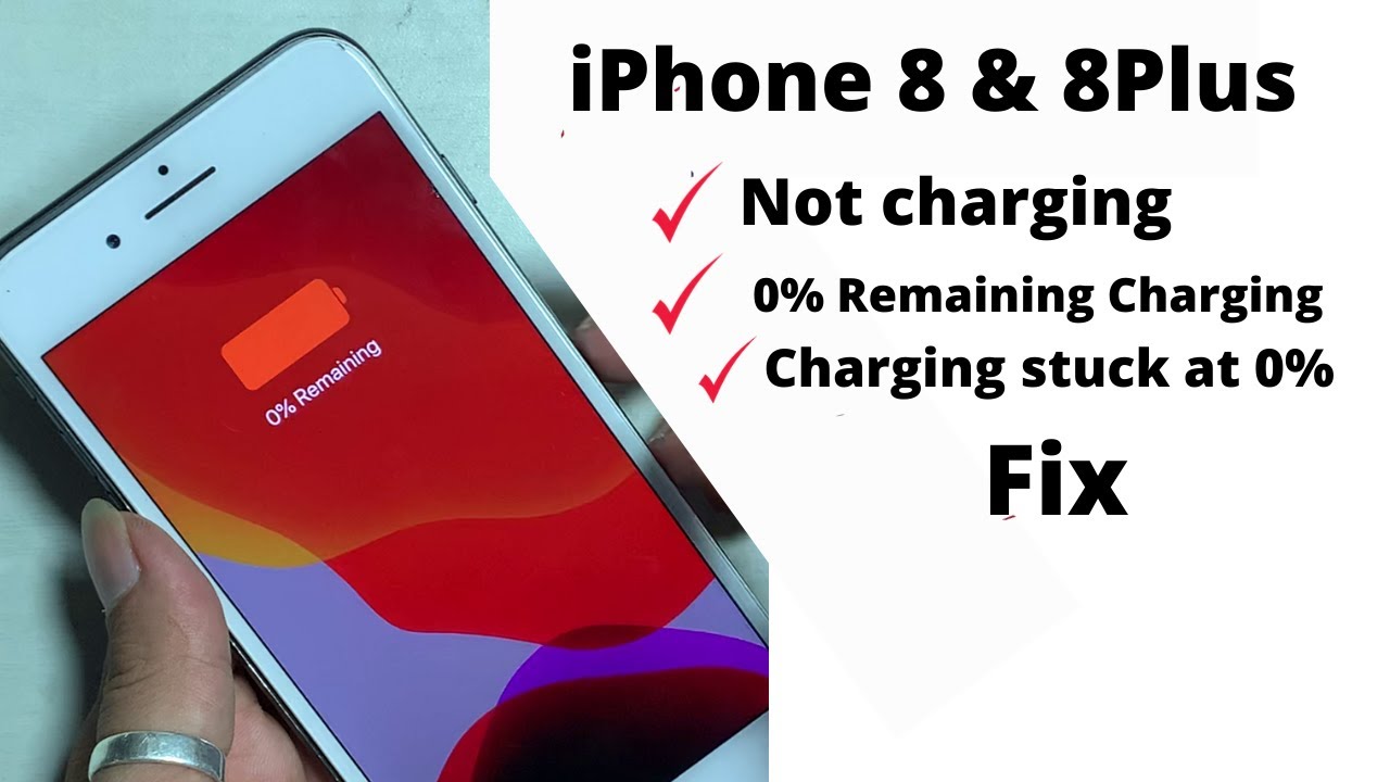 Как починить iPhone 8 или 8 Plus, который не заряжается после замены экрана.