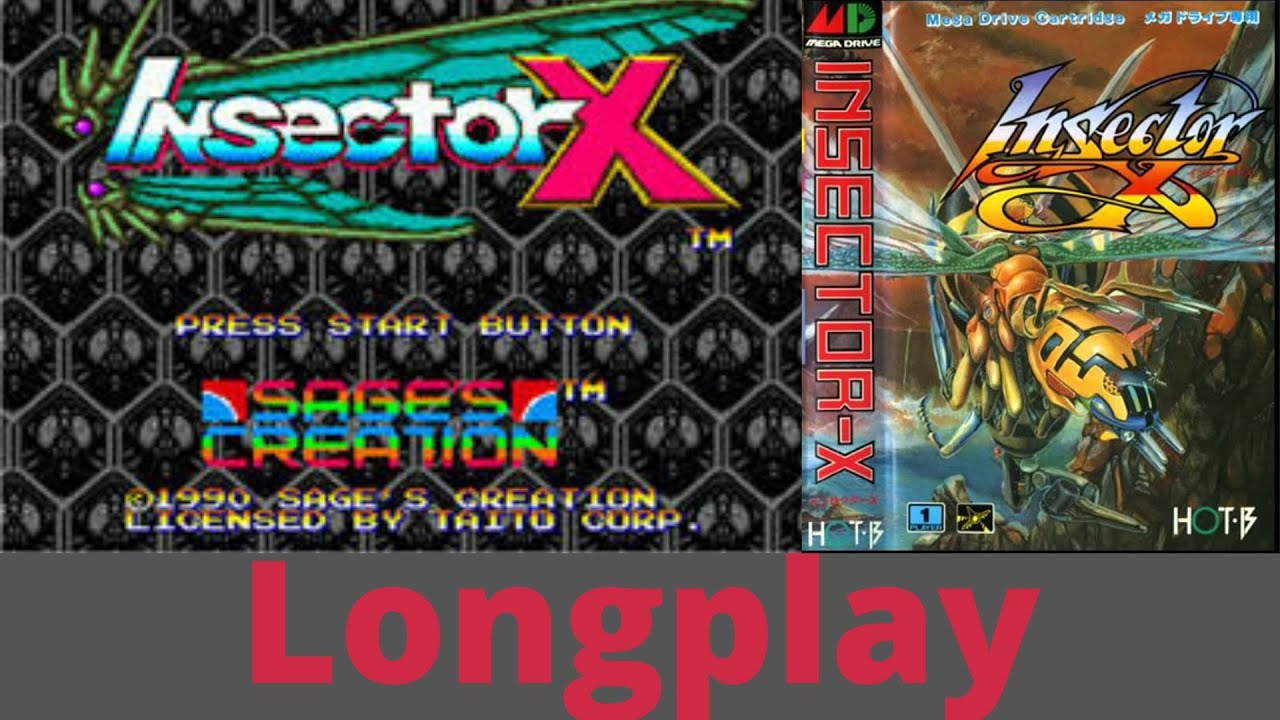 InsectorX Mega Drive Longplay