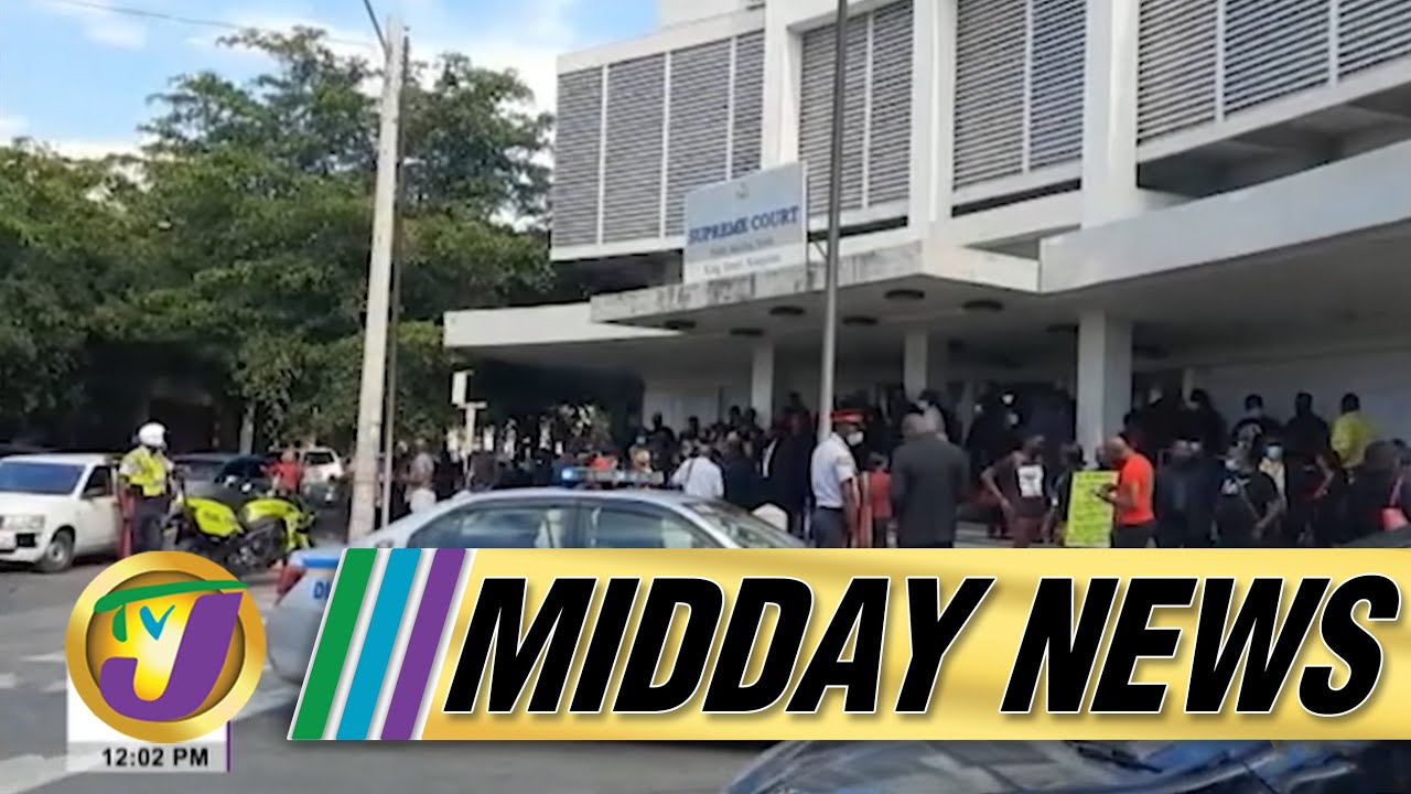 Jamaican Cops Protesting | More From One Don Trial | TVJ Midday