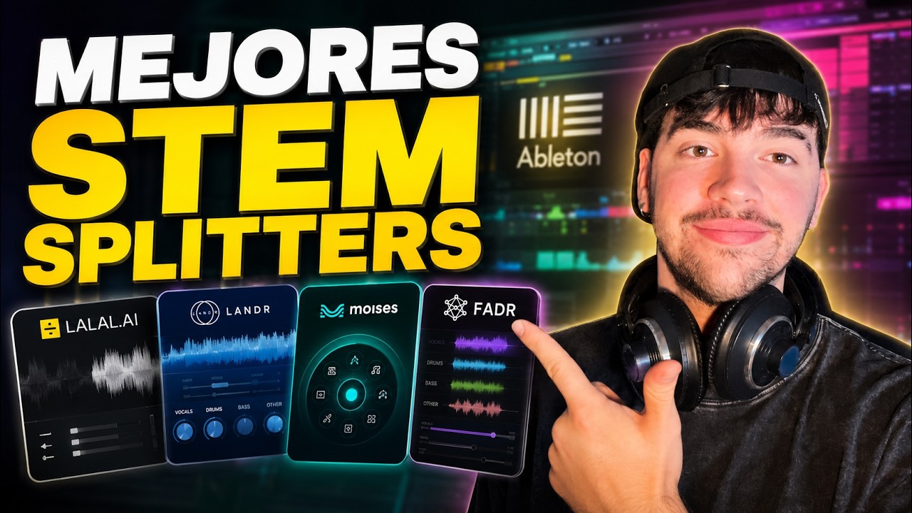 Prob&eacute; los MEJORES separadores de STEMS (LALAL.AI, LANDR, MOISES, FADR)