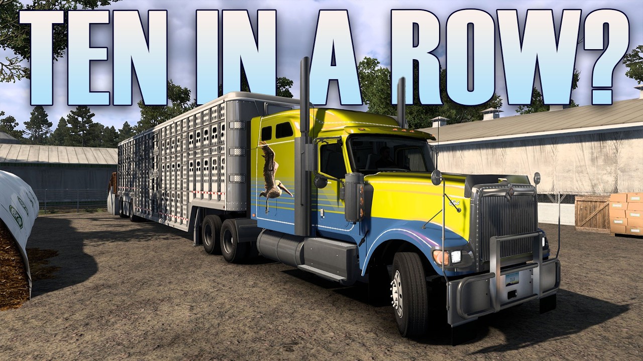 ATS | Десятая подряд безупречная доставка? | American Truck Simulator | Эпизод 135