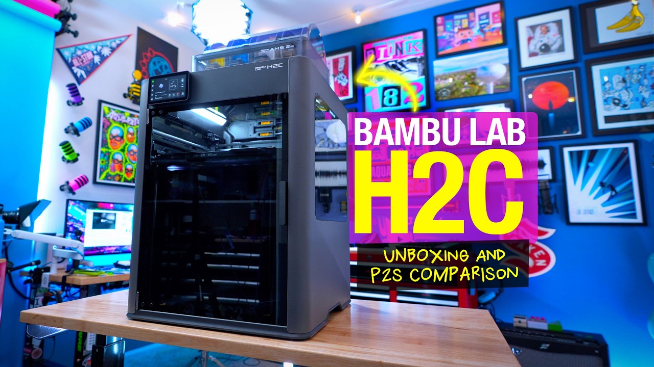 Bambu Lab H2C Unboxing & First Impressions