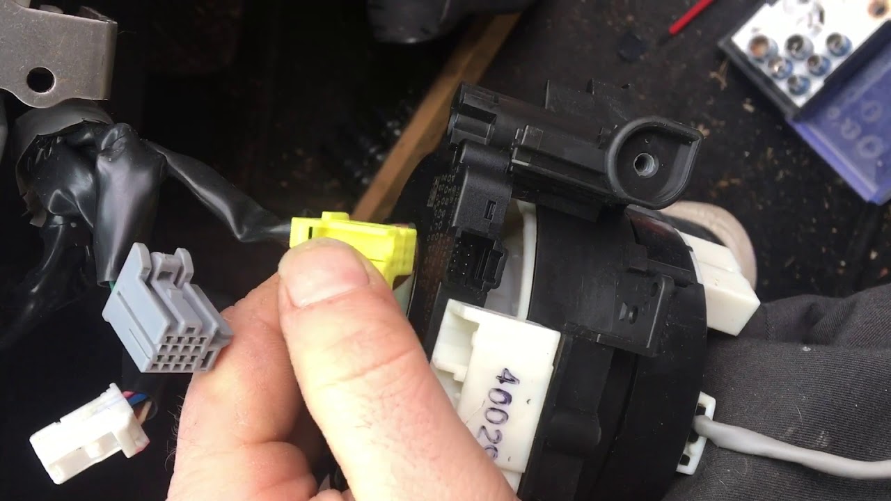 Nissan x-trail clock spring replacement