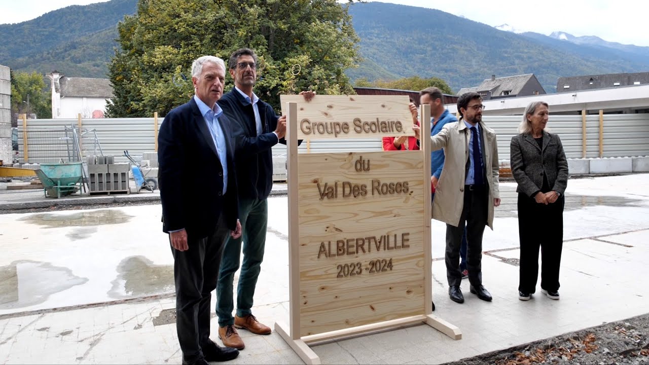 Albertville : Lancement des Travaux de Rénovation du Groupe Scolaire du Val des Roses