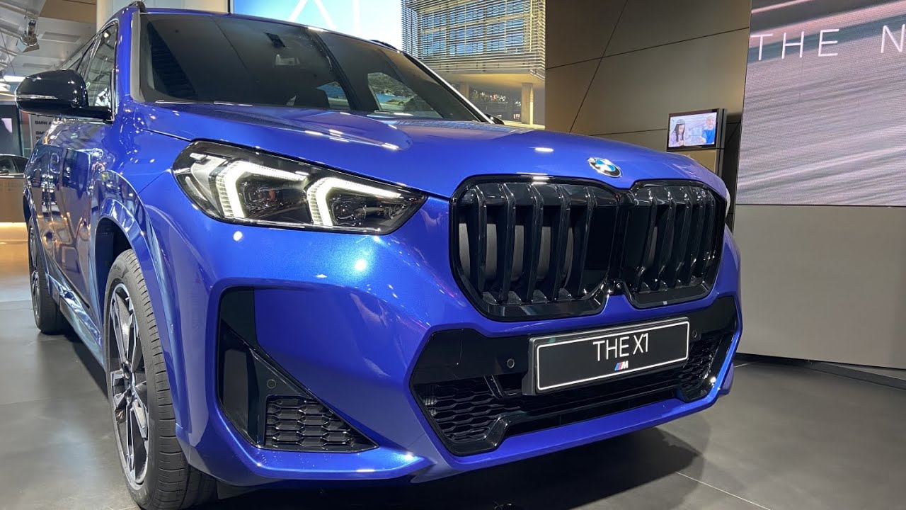 2023 BMW X1 xDrive23i U11 in M Portimao Blau + M Sport #bmwwelt