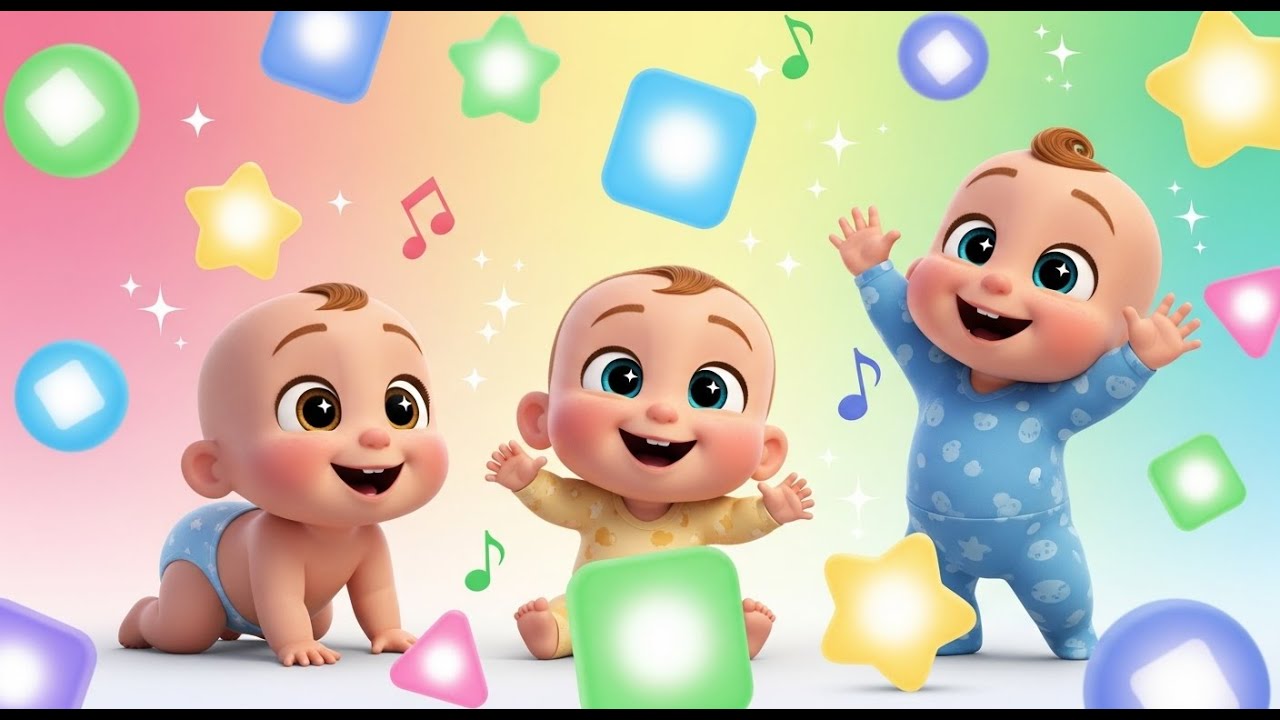 Shapes Song for Toddlers 🔷🔺 | Learn Shapes Fun Song for Babies | Baby Giggles TV