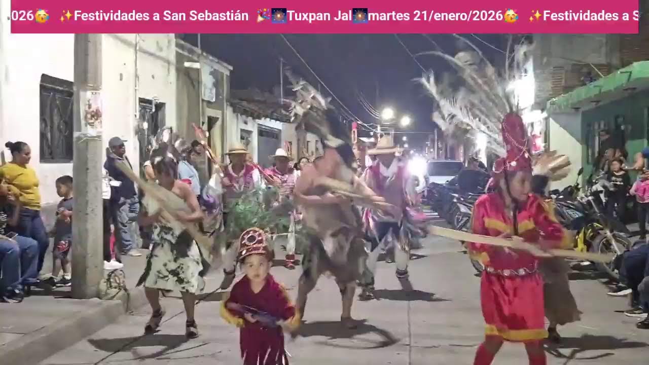✨️Festividades a San Sebastián  🎉🎇Tuxpan Jal🎇martes 21/enero/2026🥳