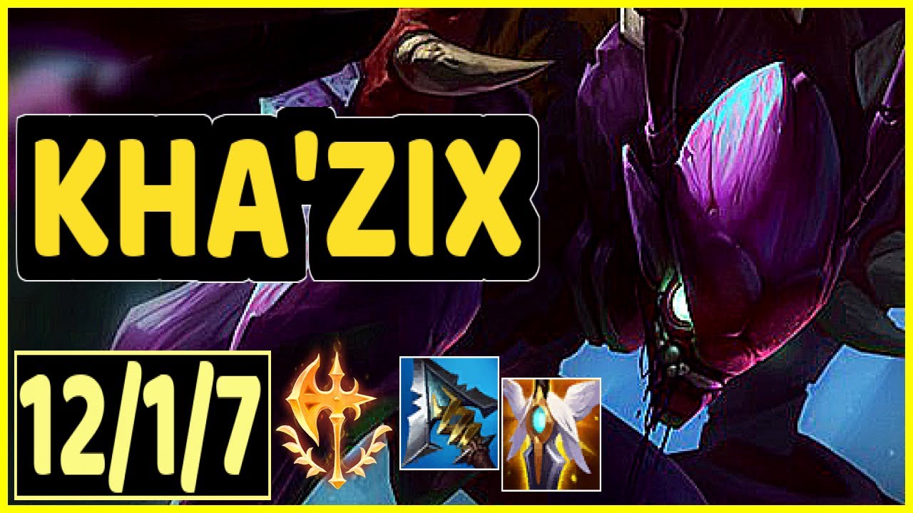 KHA'ZIX VS VOLIBEAR - 12/1/7 KDA JUNGLE GAMEPLAY EMERALD II