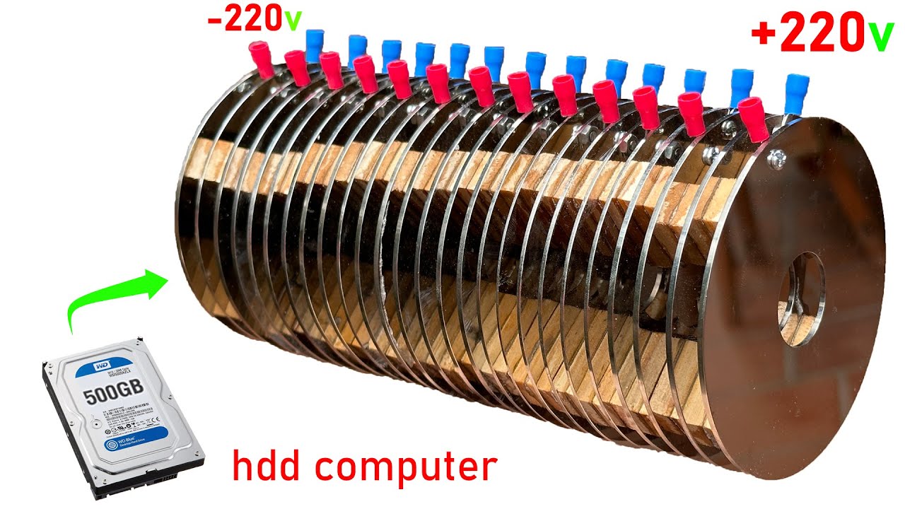 I turn HDD computer into a 220 electric battery high performance