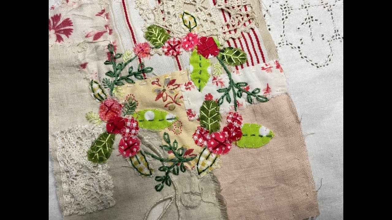 Christmas decorations | Forage by Lisa Mattock slow stitched Christmas cottages | more progress