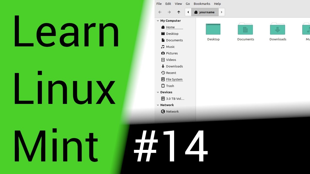 Learn Linux Mint - Part 14 - Nemo File Manager 1 - Sidebar - PC Computer Tutorial Series