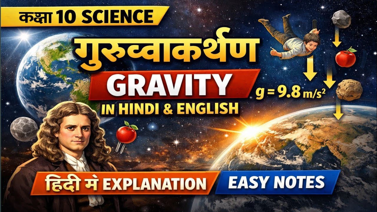 How is gravity created in hindi earth | गुरुत्वकर्ण पृथ्वी पर गुरुत्वाकर्षण बल कैसे उत्पन्न होता है?