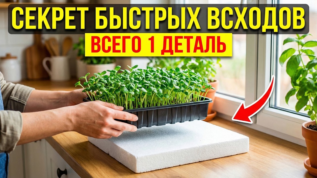 Секрет Быстрых Всходов: Добавьте Всего 1 Деталь под Горшок!