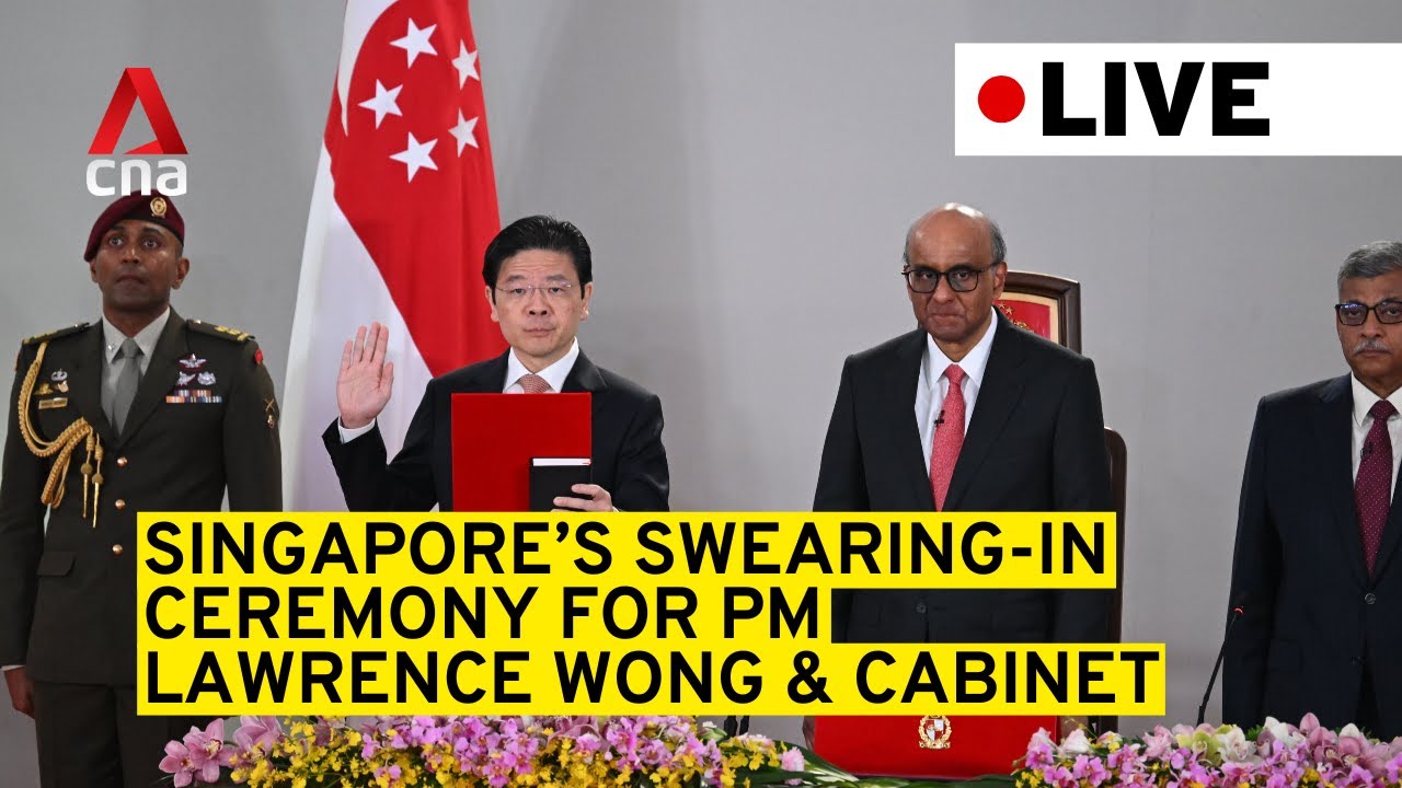 [LIVE] Swearing-in ceremony of Singapore PM Lawrence Wong and Cabinet ministers