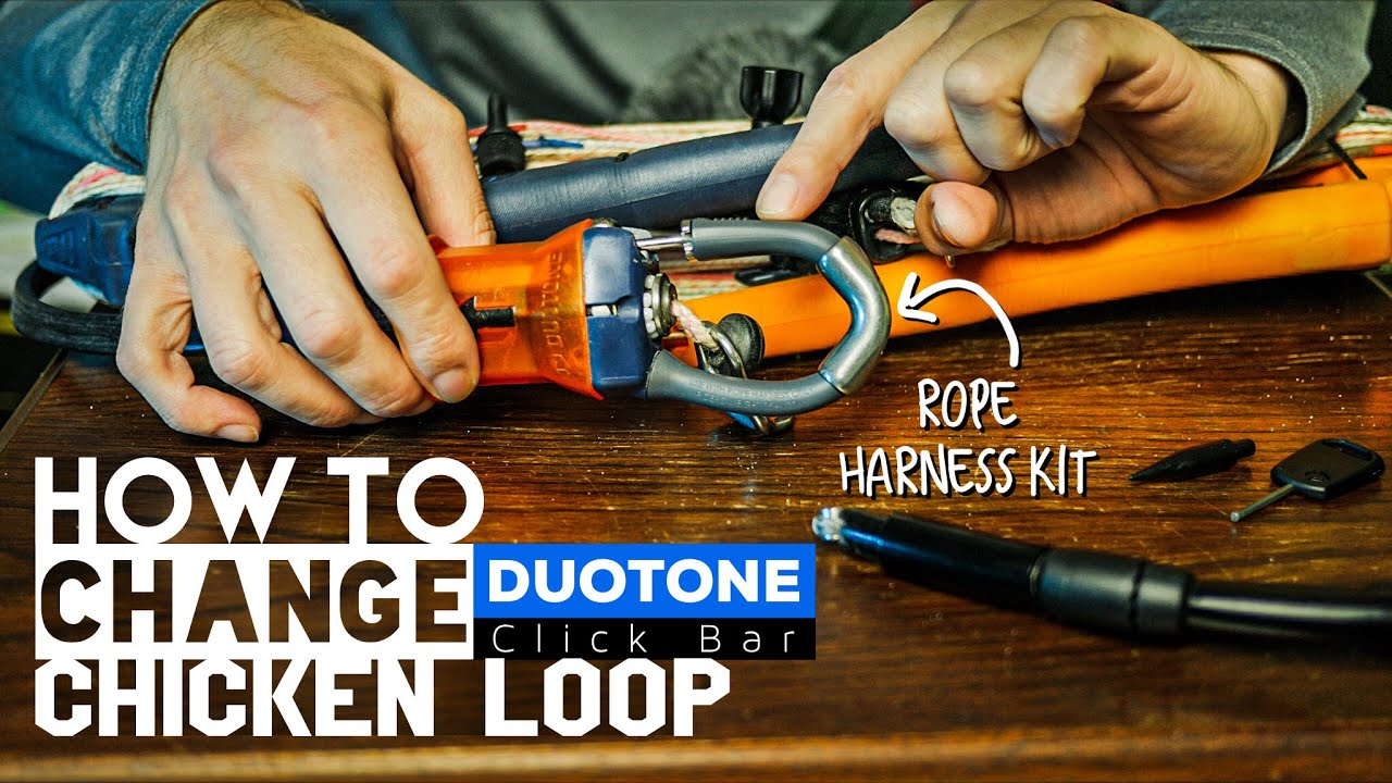 DUOTONE CLICKBAR Chicken Loop Replacement Full Step-by-Step TUTORIAL (Easy Guide) 🪁 ROPE HARNESS KIT