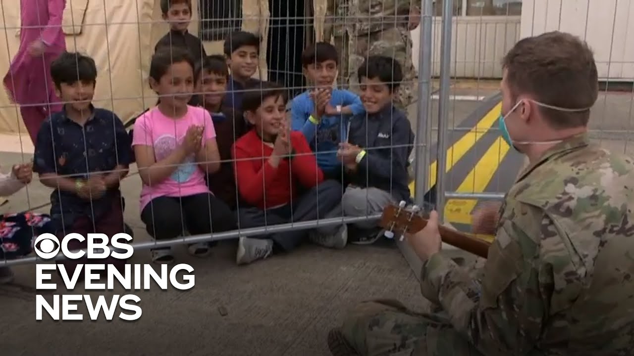 Inside U.S. air base housing thousands of Afghanistan evacuees