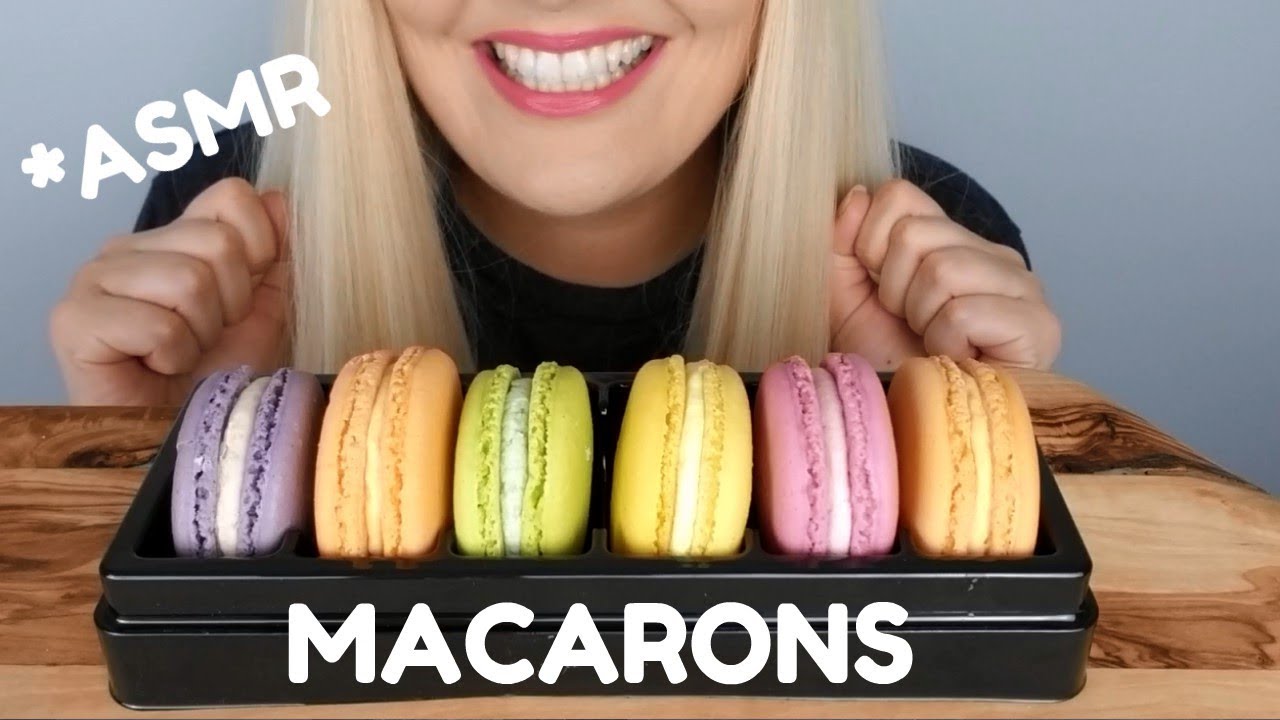 ASMR Macarons |Soft Eating Sounds| *No Talking