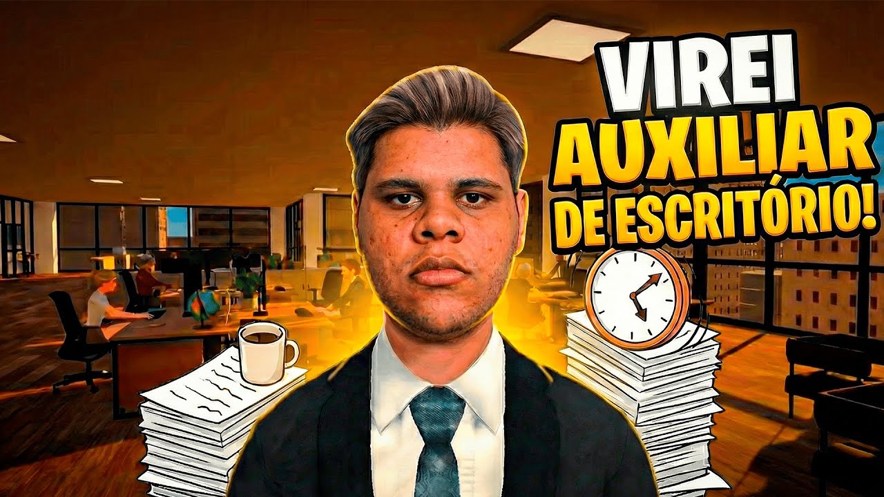 VIREI AUXILIAR DE ESCRITÓRIO! 📁 Office Simulator