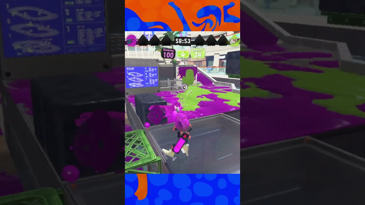 Brellas Can STOP Ink Vac With 0 Damage #shorts #splatoon3 #splatoon