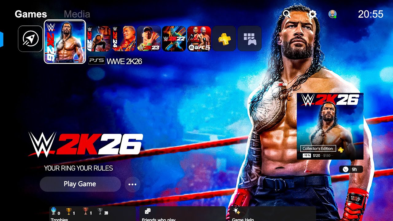 WWE 2K26: обновление бета-версии PS5 — меню Романа Рейнса, состав и игровой процесс — первый взгляд!