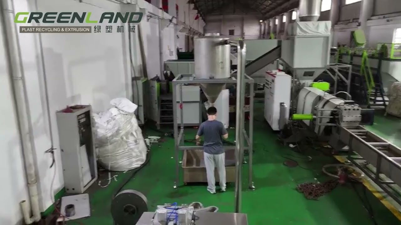 Greenlandplast EPE Foam Shredding Granulating Machine Line