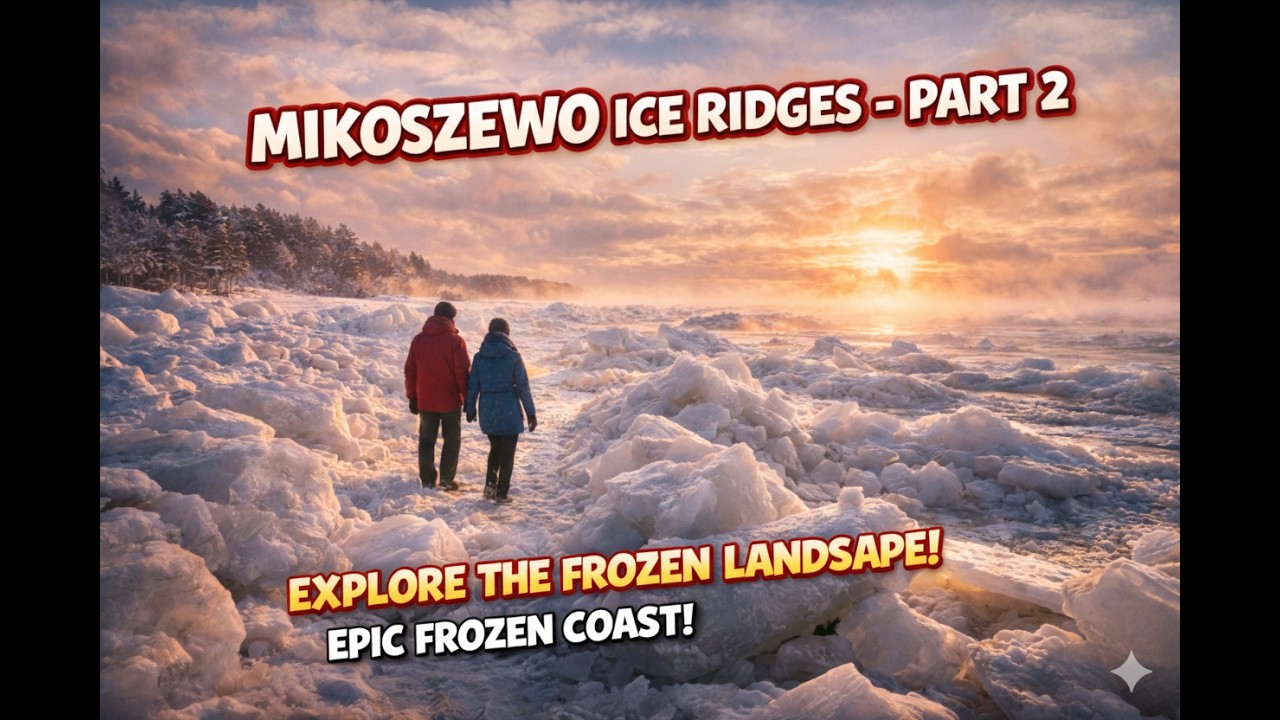 Winter in Mikoszewo: 20 Minutes Among Giant Ice Hummocks | Relaxing Nature ASMR [4K] #torosy part 2