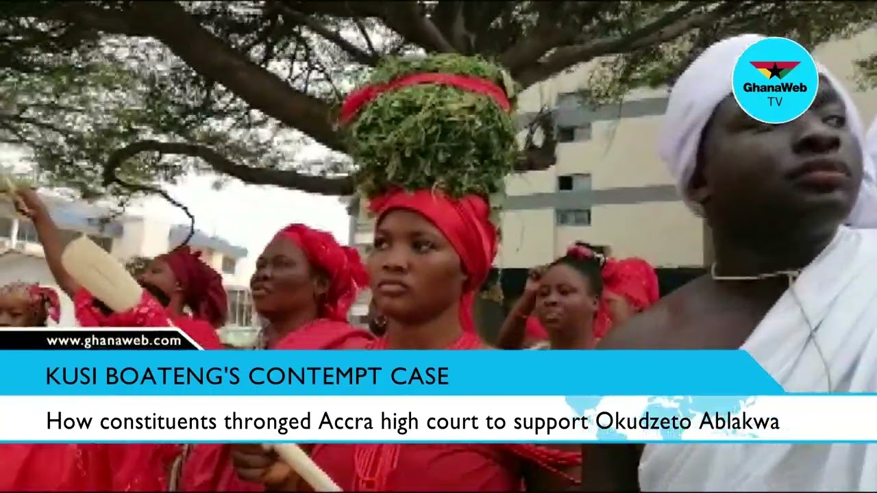 How constituents thronged Accra high court to support Okudzeto Ablakwa