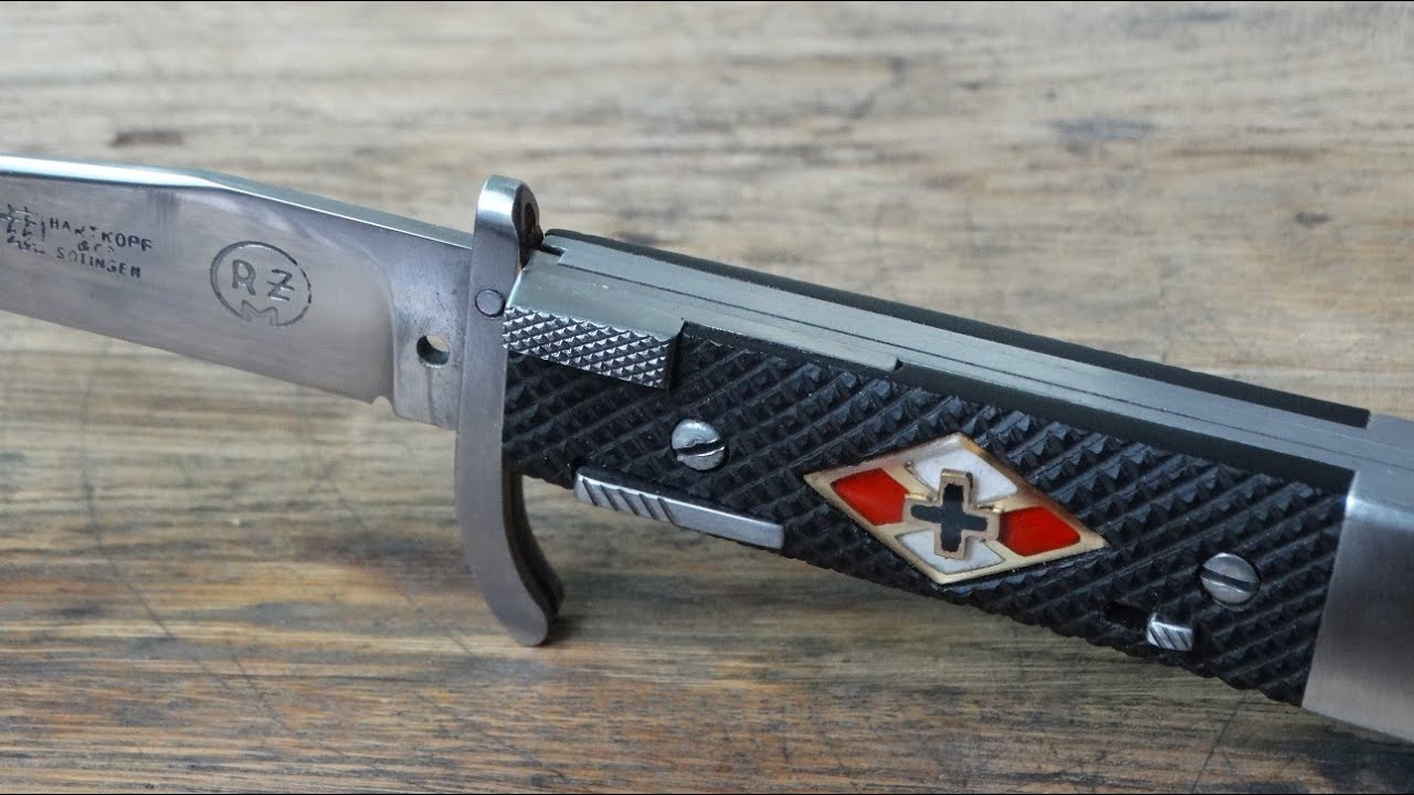 Making a Hitler Jugend switchblade. #15