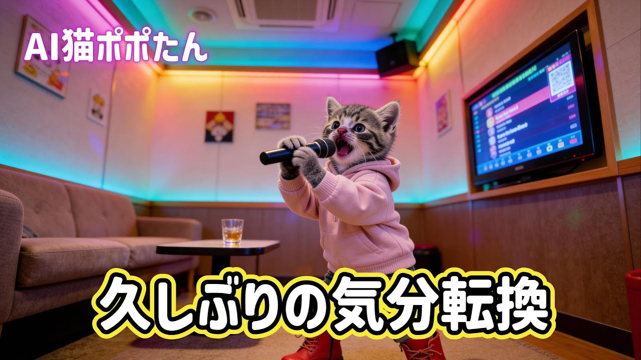 AI猫ポポたん 疲労とストレスがMAX！ 久しぶりの気分転換に行く