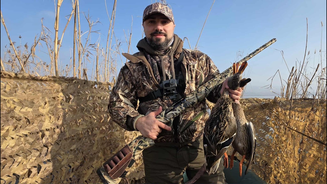 🦆 იხვზე ნადირობა ახალი კამერით  #duck #hunting #Georgia