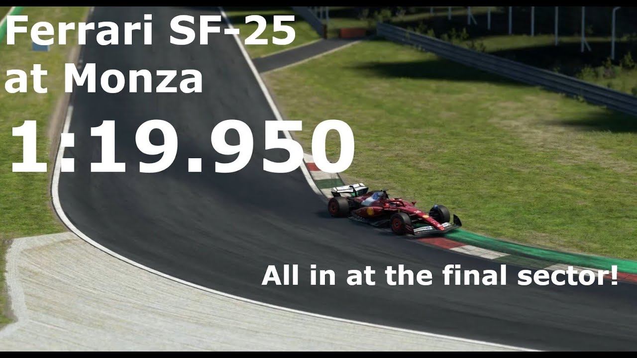 AC EVO (0.41): Smashing a sub 1:20 to Monza with Ferrari SF-25 and SETUP REVEAL