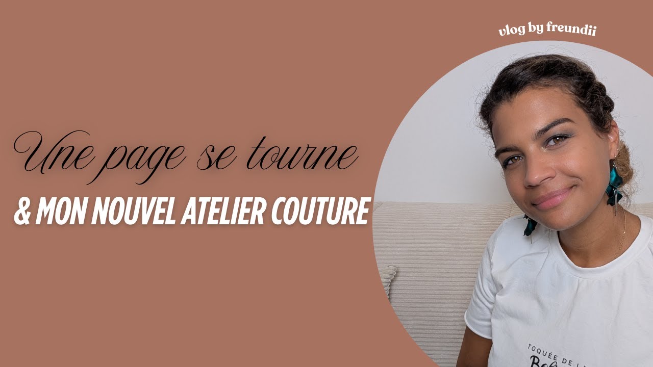 Je range enfin mon atelier couture 🤩 weekly vlog n°46