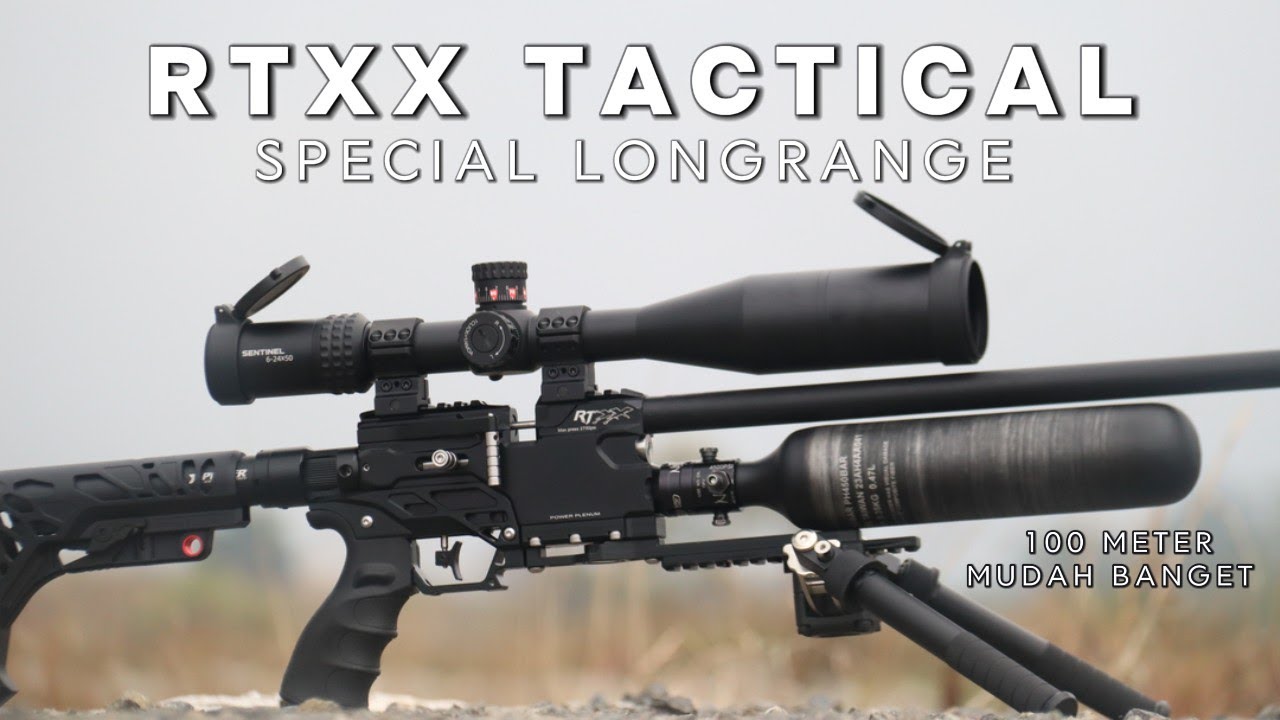 RTXX TACTICAL with ALPHA BARREL RUSIA 69cm | MAE SLUG 18 gr POWER SADIS AKURASI MEWAH
