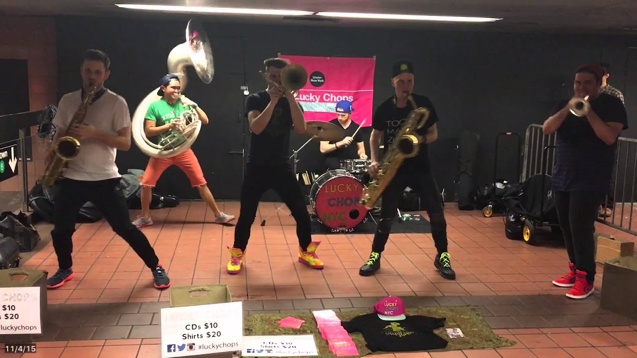 Lucky chops nyc performance on grand central 42nd street. It was amazing