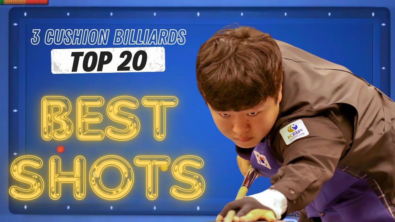 Best Shots of 3 Cushion Billiards Vol 1 Unbelievable Skill