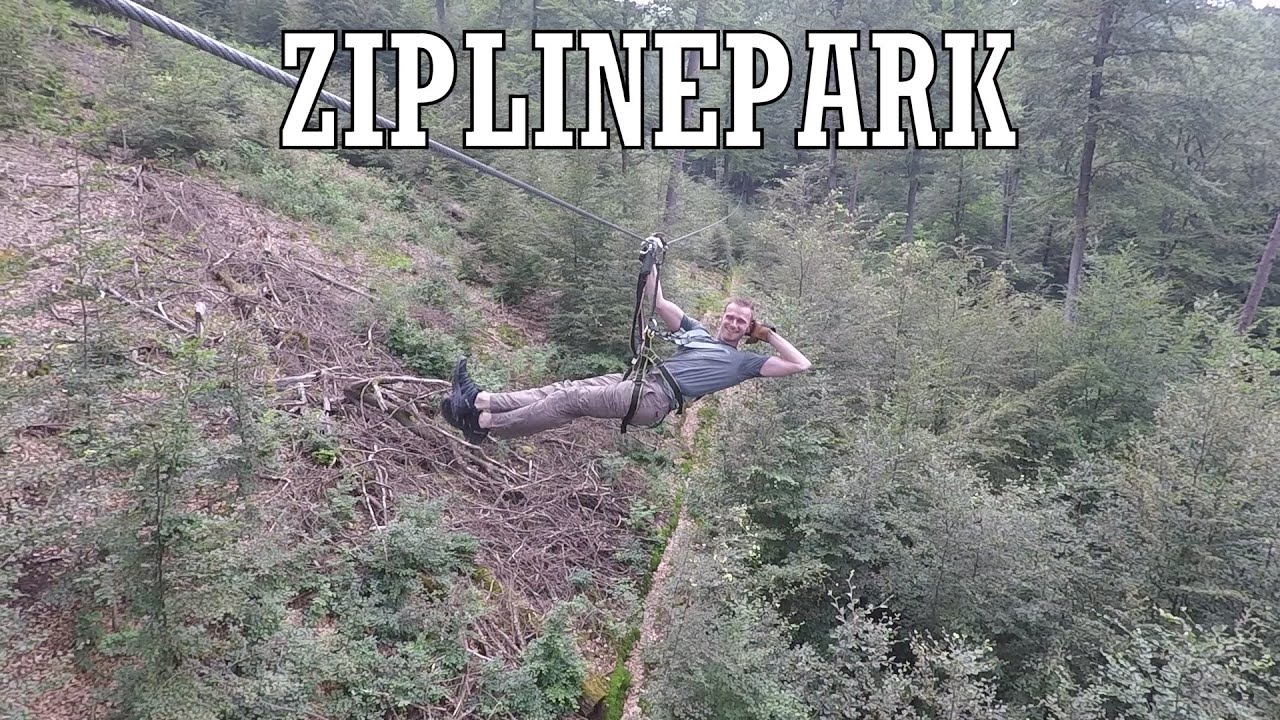 Mit der Zipline durch den Wald | Ziplinepark Elmstein