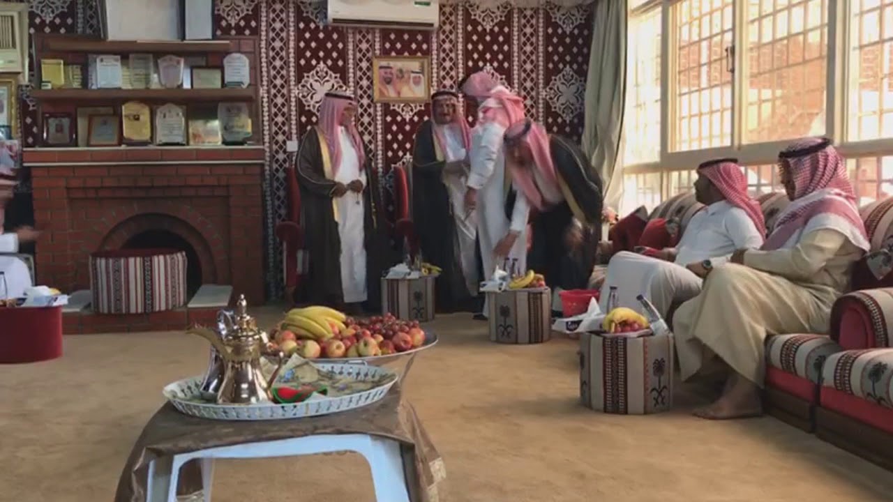 استضافة اهل الغيثاء آ’ل مخلد الذيابي لابن وبصان وربعه الغنانيم فى اعتاق رقبه