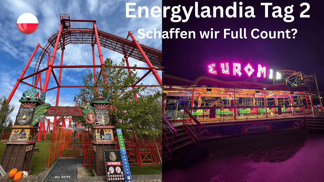 Polen Tour 2025 Tag 5: Energylandia Tag 2, Schaffen wir Full Count? Krakau-Eye und Pepes Pizza