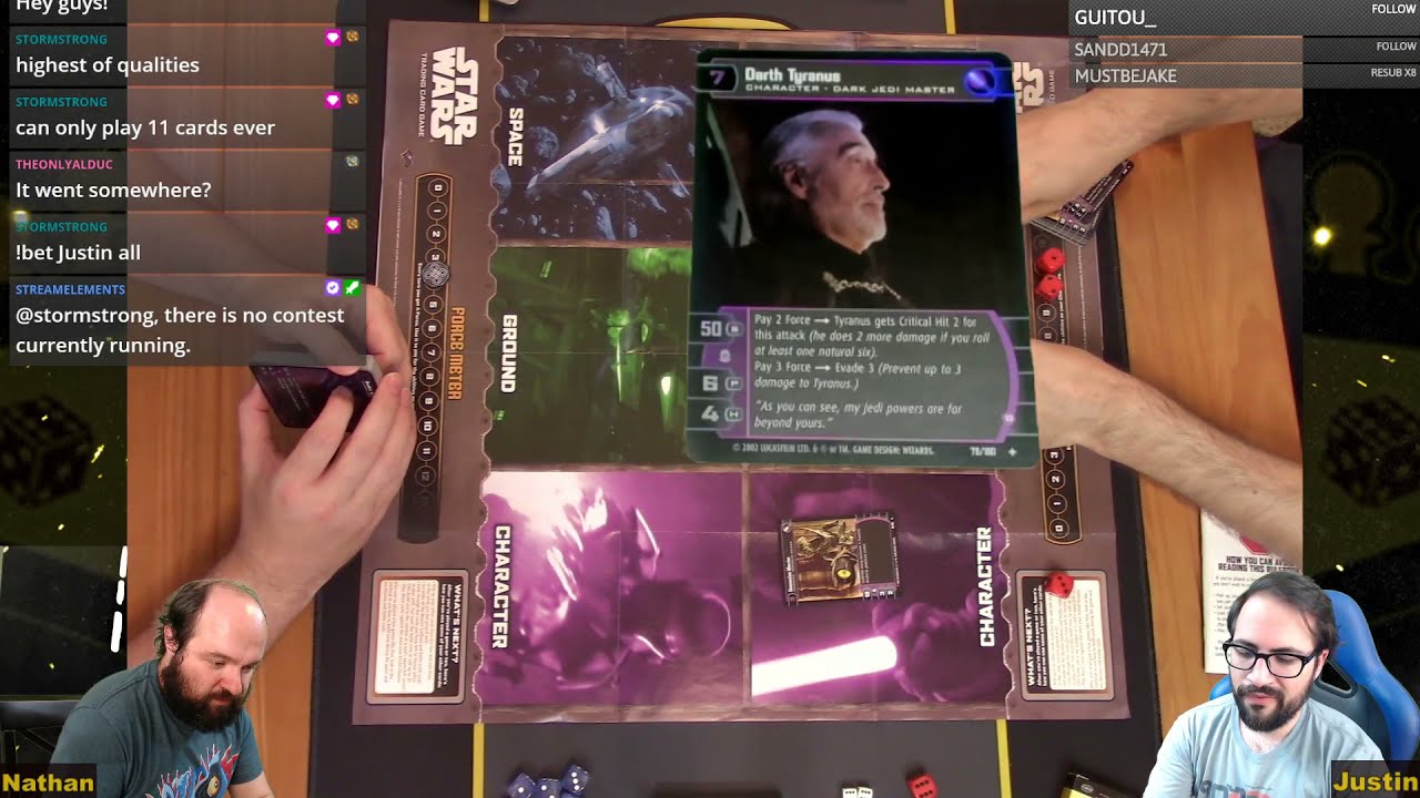 Card Game Necromancy: Star Wars TCG - Wizards 2002